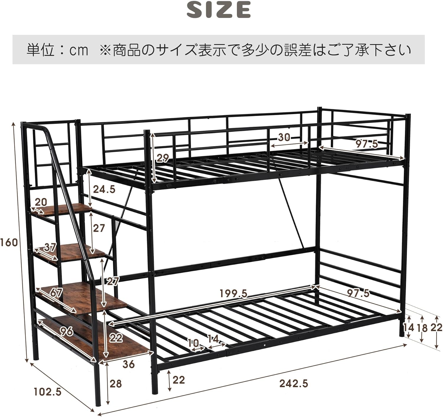 【マットレス2個付き】Sロフトベッド階段付きSパイプベッドシングルコ 楽天市場】ロフトベッド 階段付き パイプベッド シングル